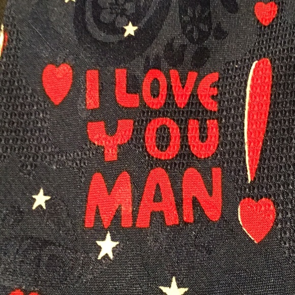 VINTAGE BUDWEISER TIE  I LOVE ❤️ YOU MAN. - Picture 2 of 7